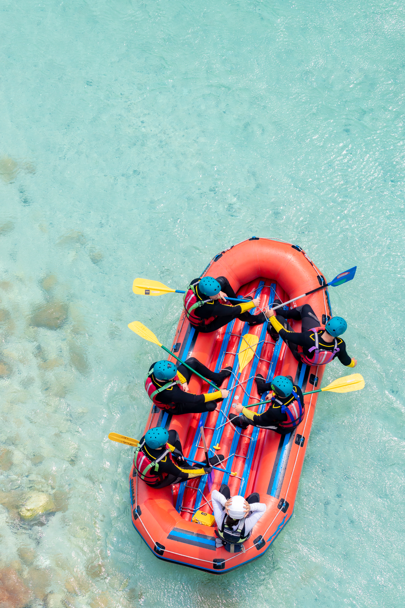 S prijatelji na rafting Bovec